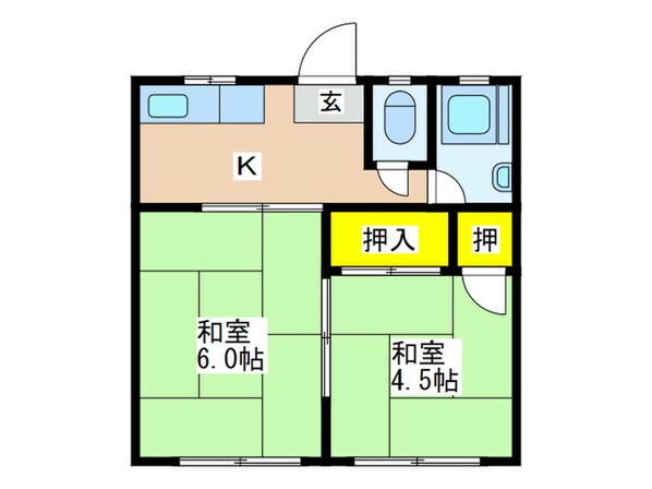 コ－ポ澤の物件間取画像